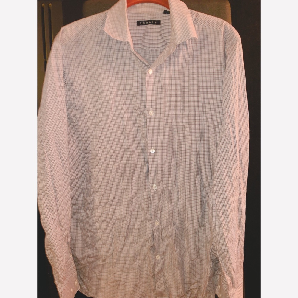Theory Plaid Men’s Shirt